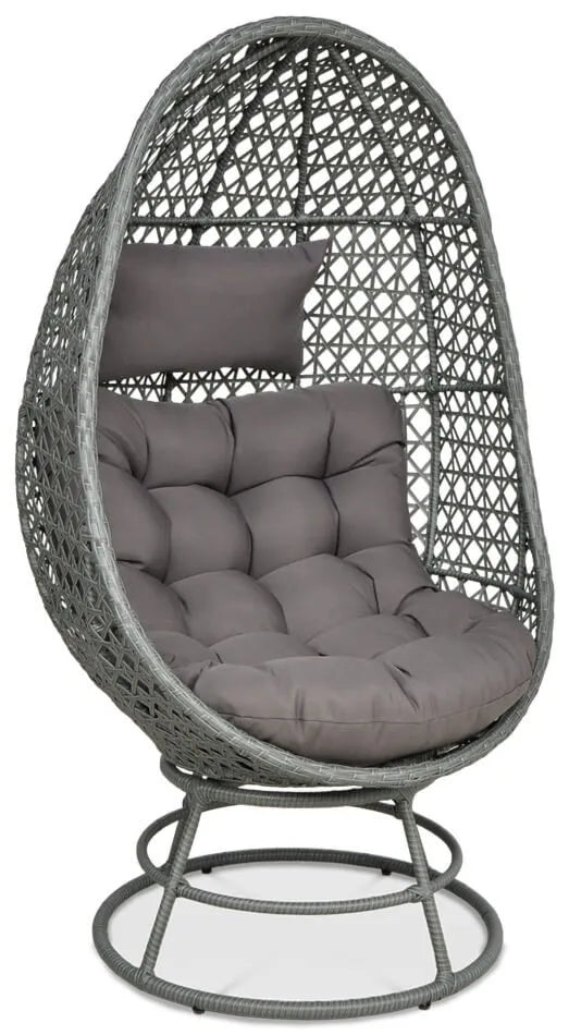 Grozāmais dārza krēsls Holy 82/80/147 cm pelēks - N1 Home