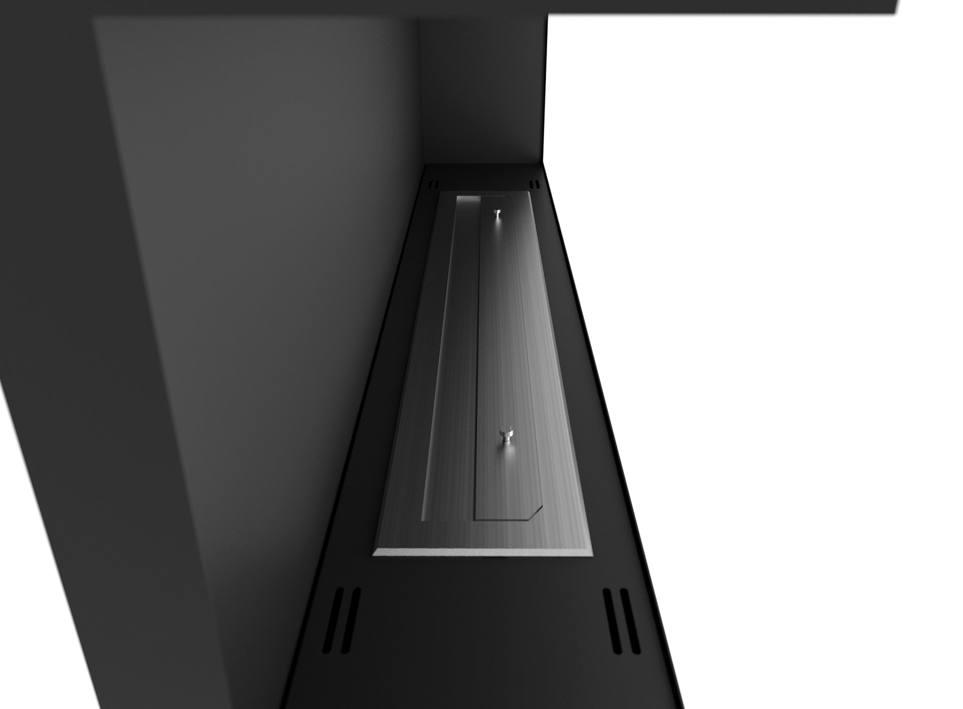 Biokamīns Cornia 120/45/20 cm melns - N1 Home