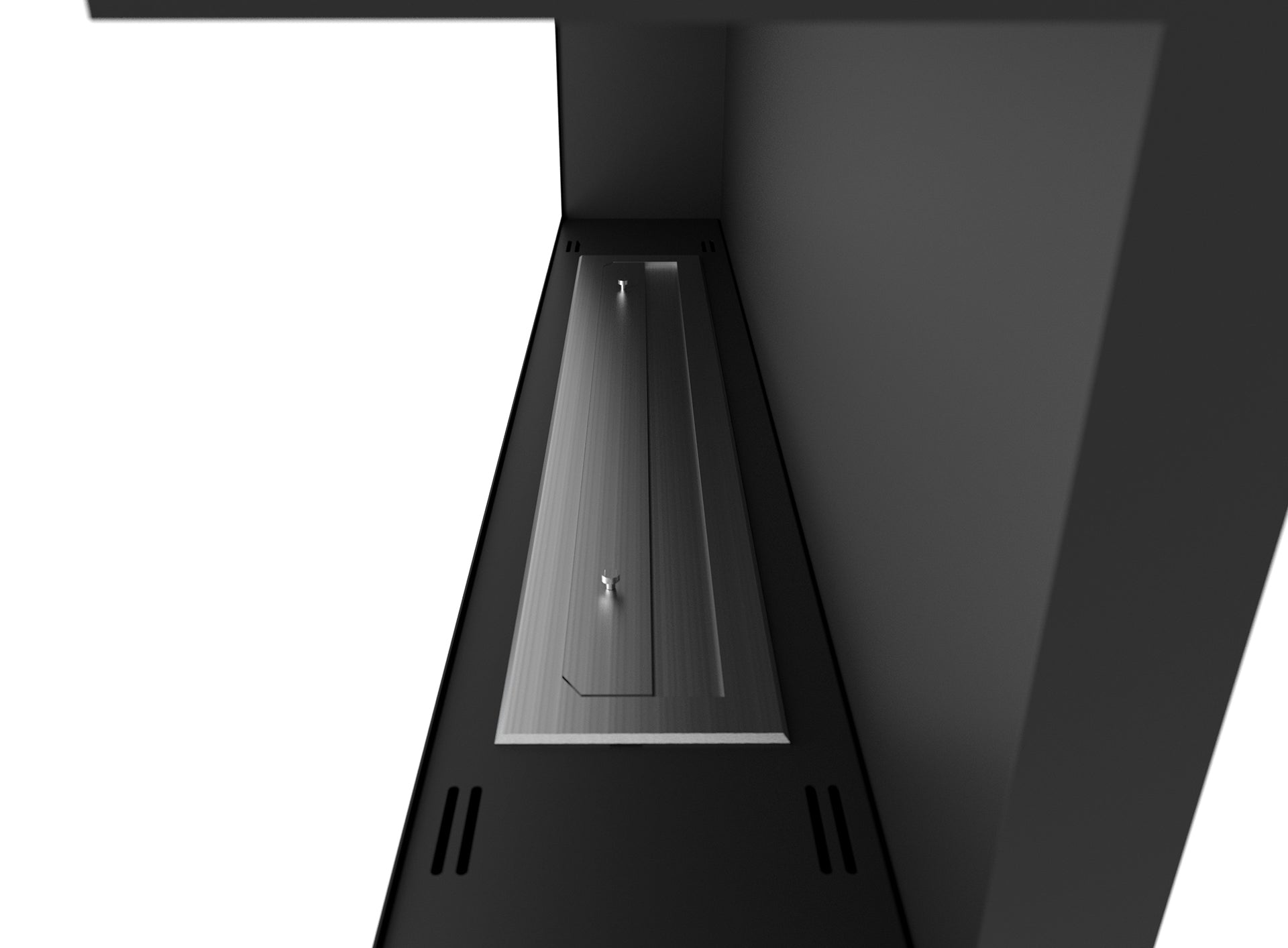 Biokamīns Cornia 120/45/20 cm melns - N1 Home