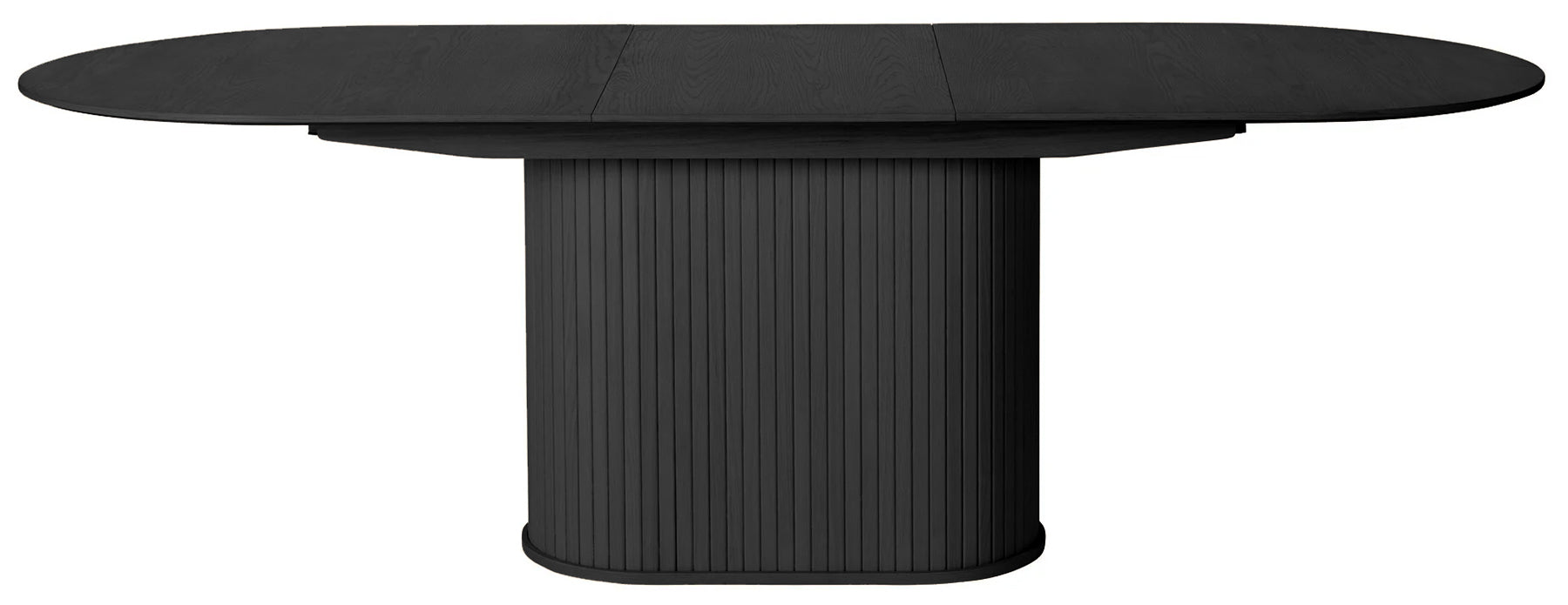 Galds Gativs 180-230/95/75 cm melns/ozols - N1 Home