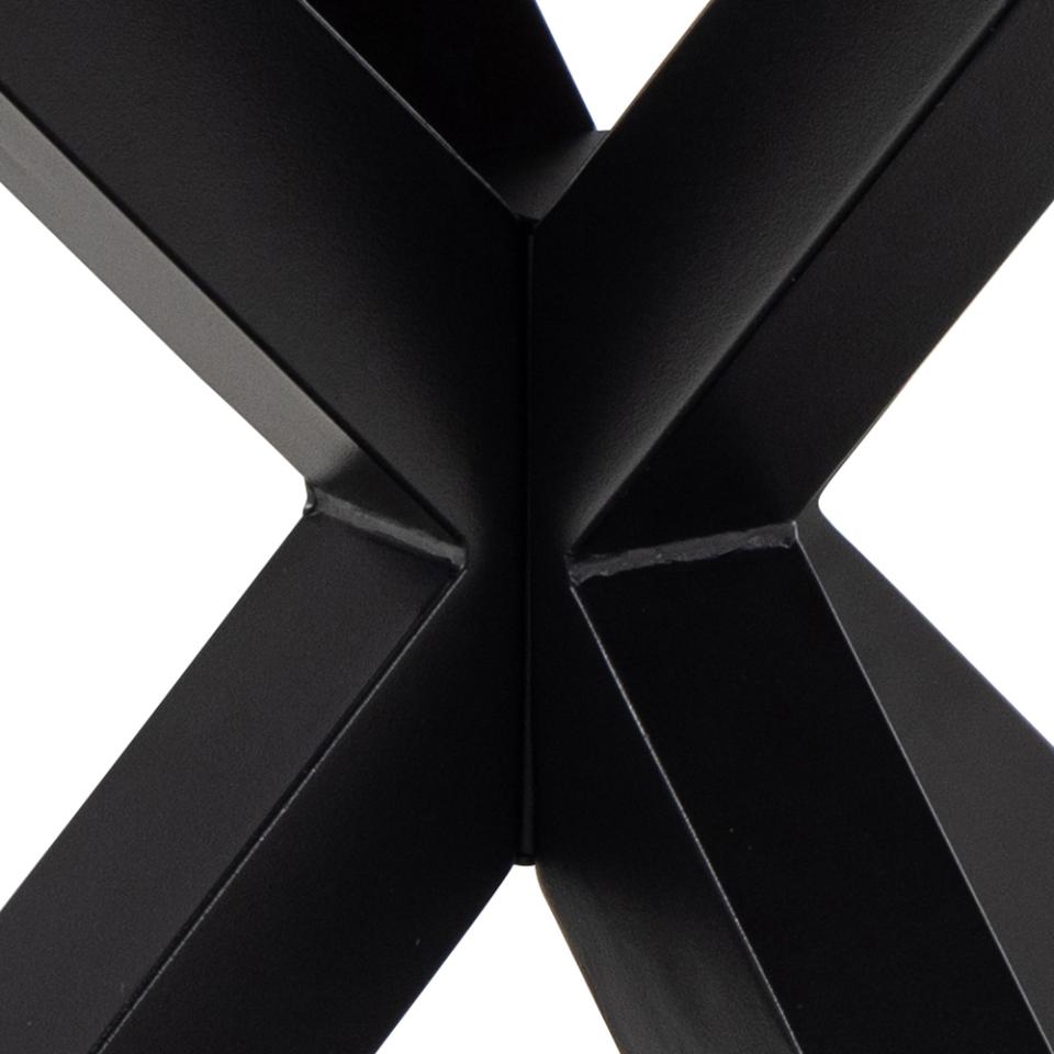 Galds Heva 120x75,5 cm brūns marmors - N1 Home