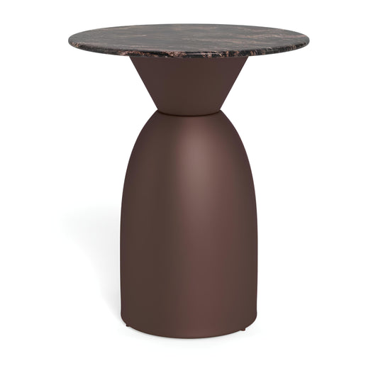 Kafijas galds Ferro 40/40/50 cm Cocoa marmors