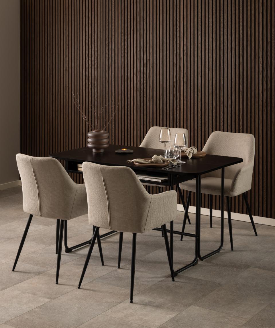 Krēsls Liz 59/59/85 cm bēšs - N1 Home