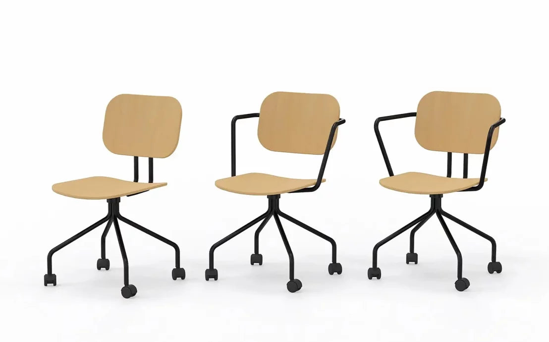 Krēsls Febias ar roku balsts S 53/53/82 cm saplāksnis - N1 Home