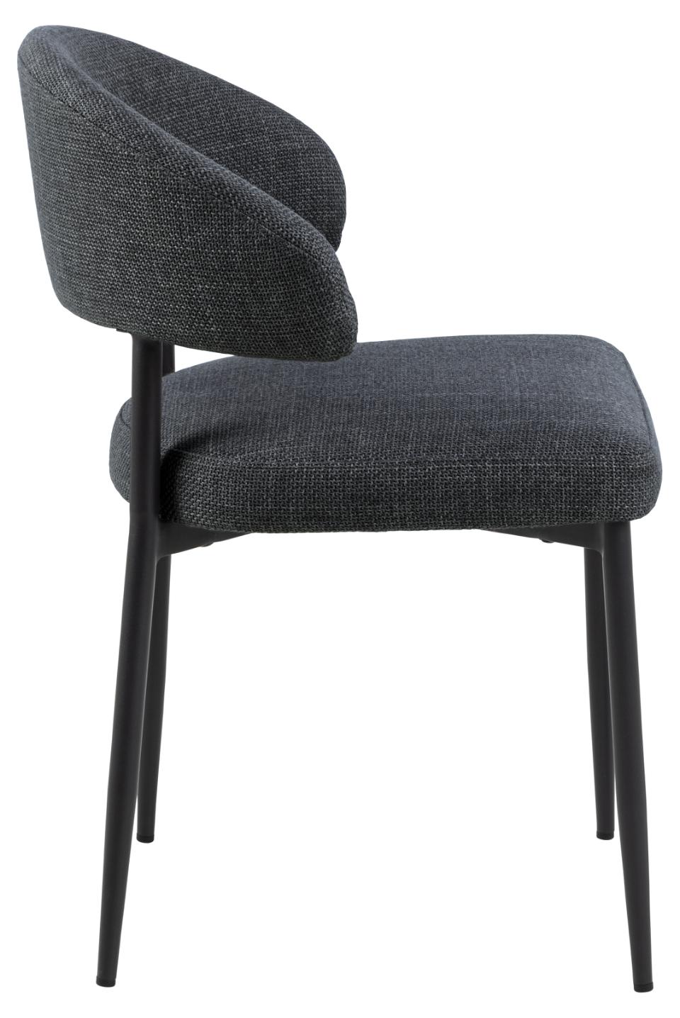 Krēsls Edins 56/55/77 cm tumši pelēks - N1 Home