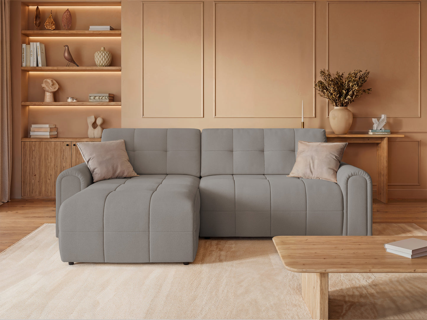 Dīvāns Simol 268/94/180 cm Storm 05 - N1 Home