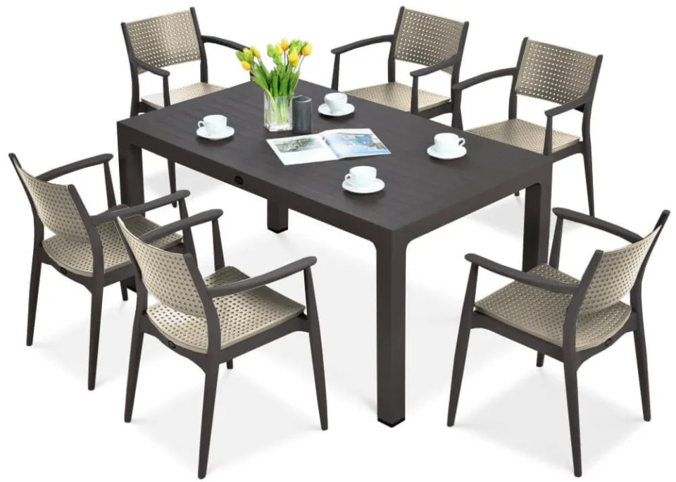 Dārza komplekts Novus Segi brūns/tuksneša brūns - N1 Home