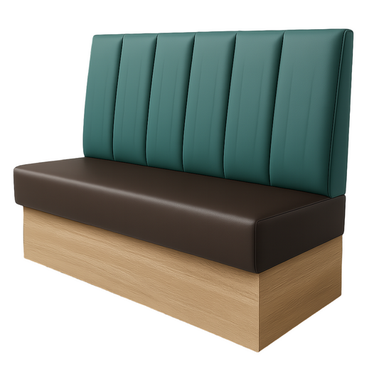 Sofa Dublil Lounge 100/65/48 cm brūns/jūras zaļs