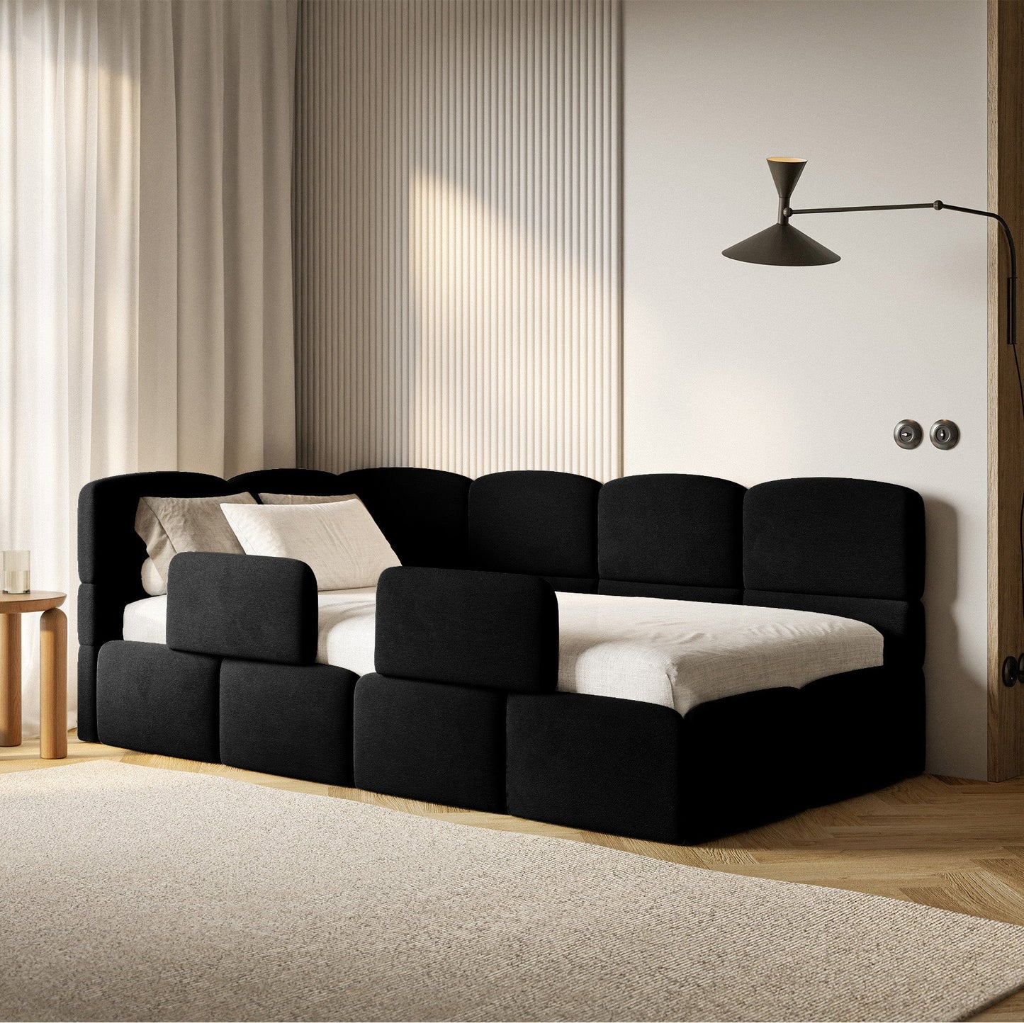 Gulra ar matraci Clod 220/88/110 cm Piano 17 - N1 Home