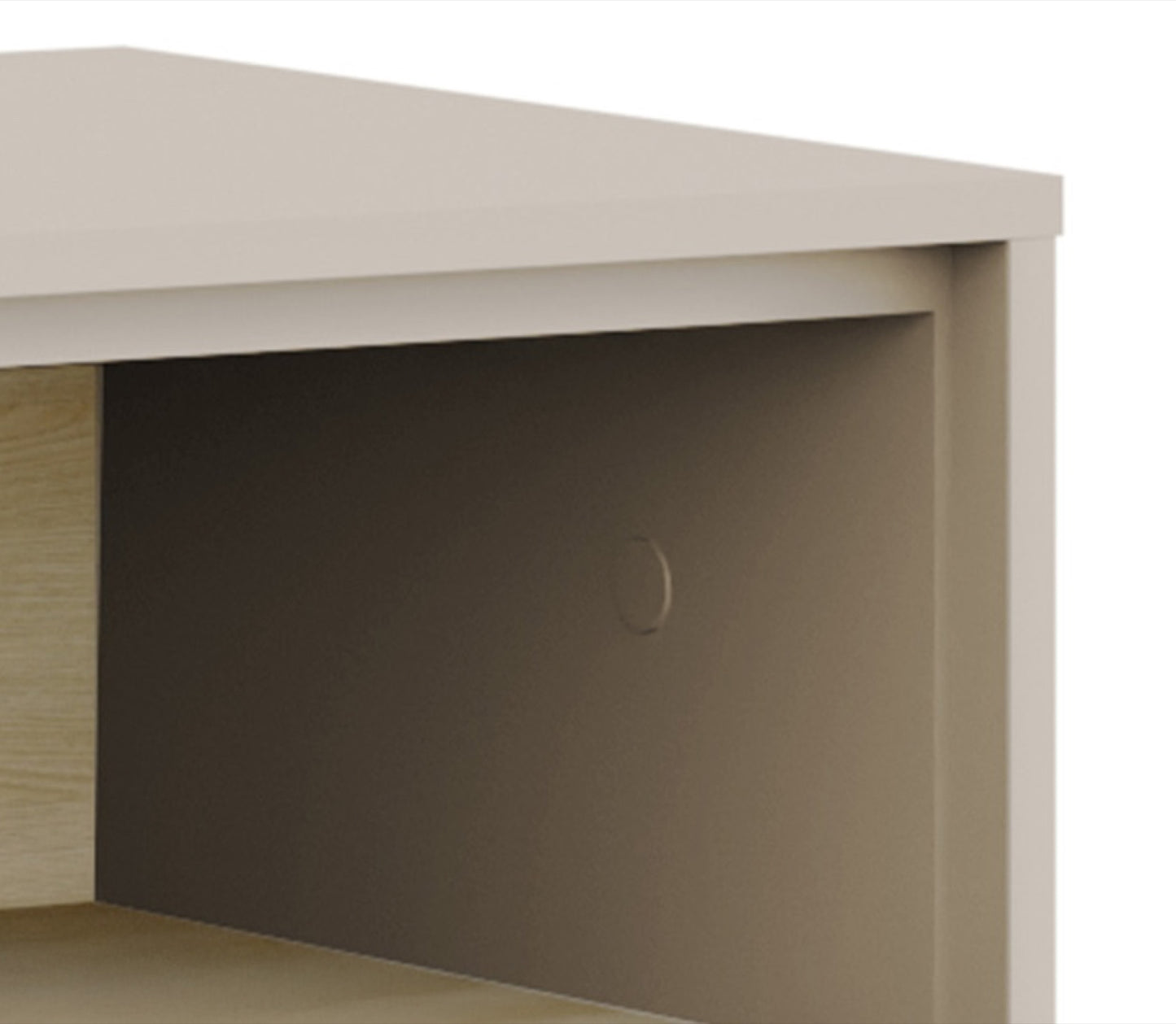 Naktsskapis Distri 50/46/35 cm Vičencas ozols/kašmirs