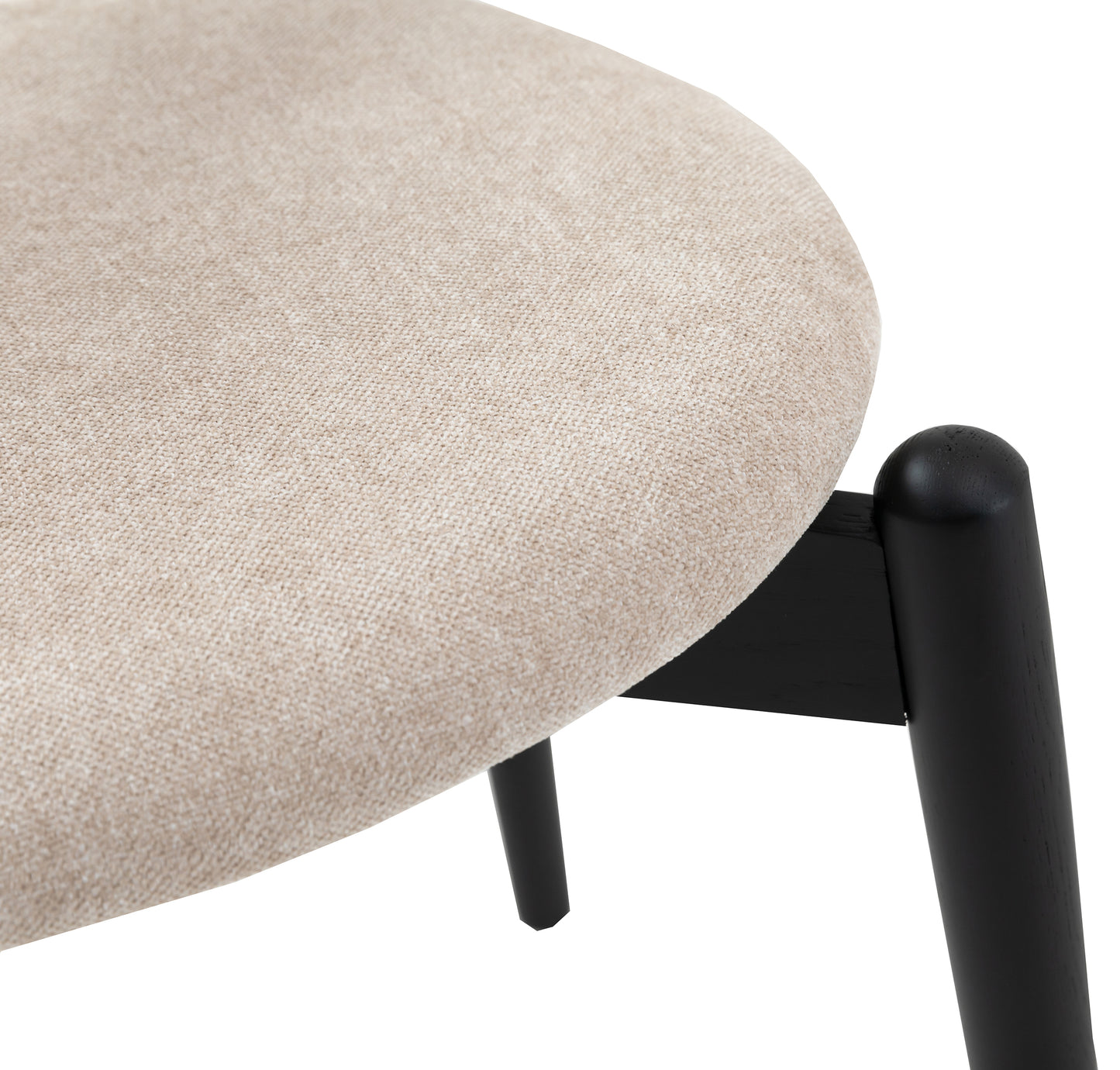 Krēsls Dine 72/50/56 cm bēšs/melns - N1 Home