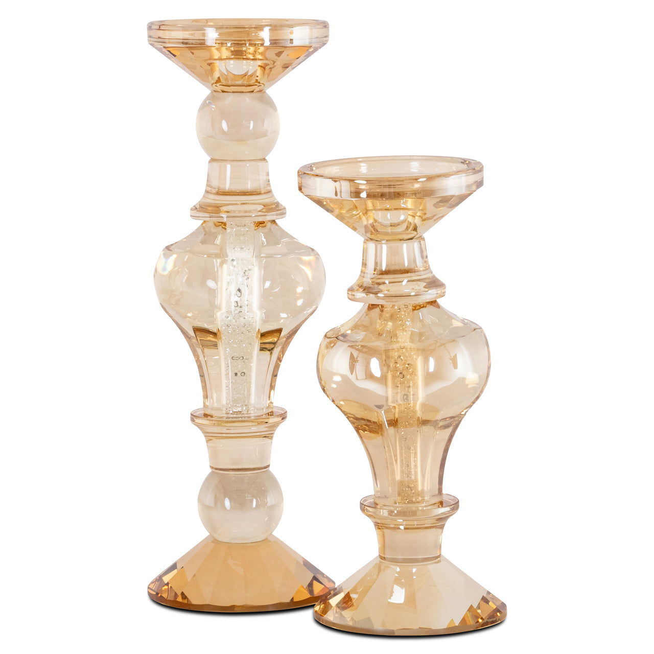 Svečturis Dilan amber large Richmond Interiors 30,3/10/10 cm ambra - N1 Home