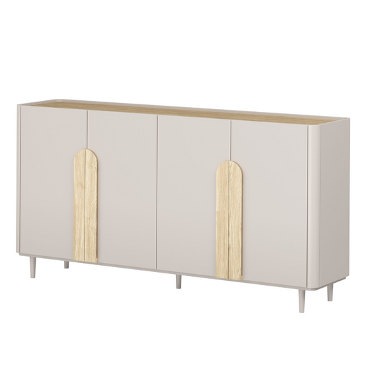 Kumode Amil 200/102/48 cm Kašmirs / Eļļots ozols / Gaišs ozols - N1 Home