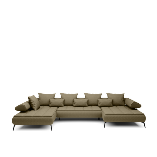 Dīvāns SFERA XL 385/193/224 cm zaļš