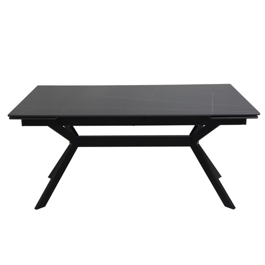 Galds Imperi 160; 180/74/90 cm melns - N1 Home