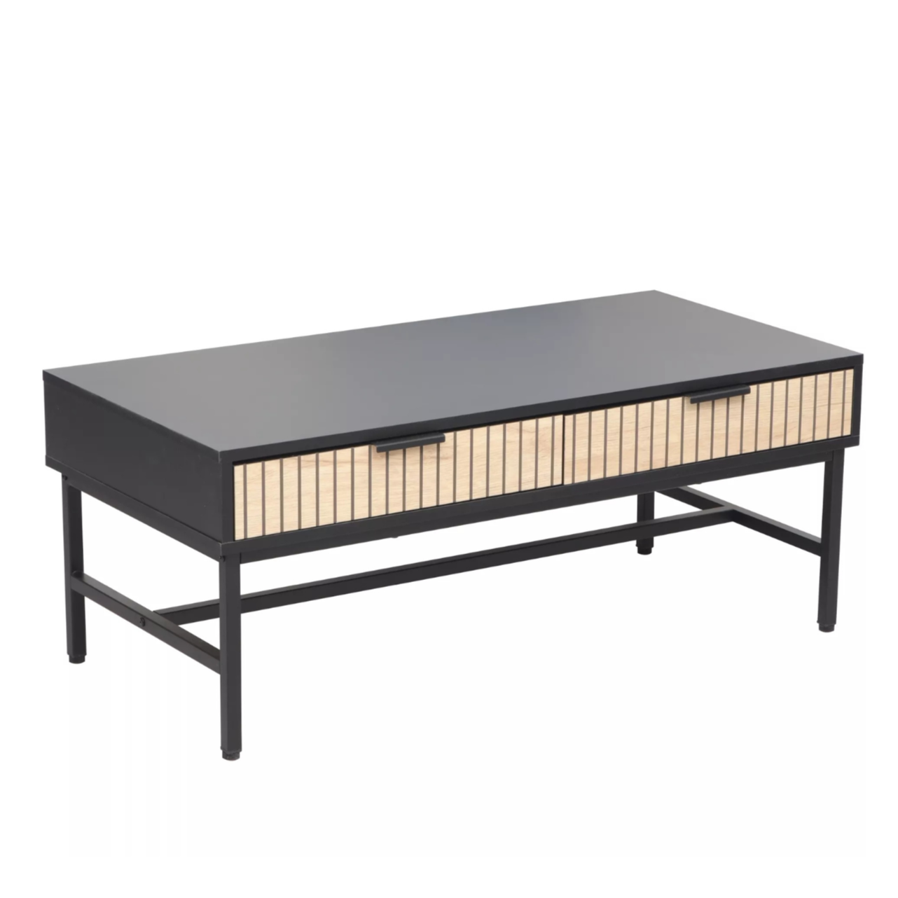 Kafijas galds Maros 40/48/100 cm ozols/melns - N1 Home