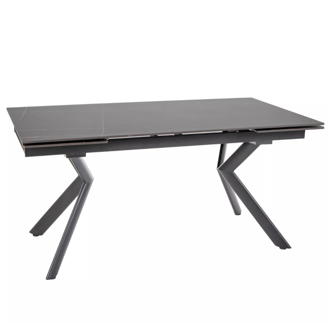 Galds Nort 75/90/160 cm melns - N1 Home