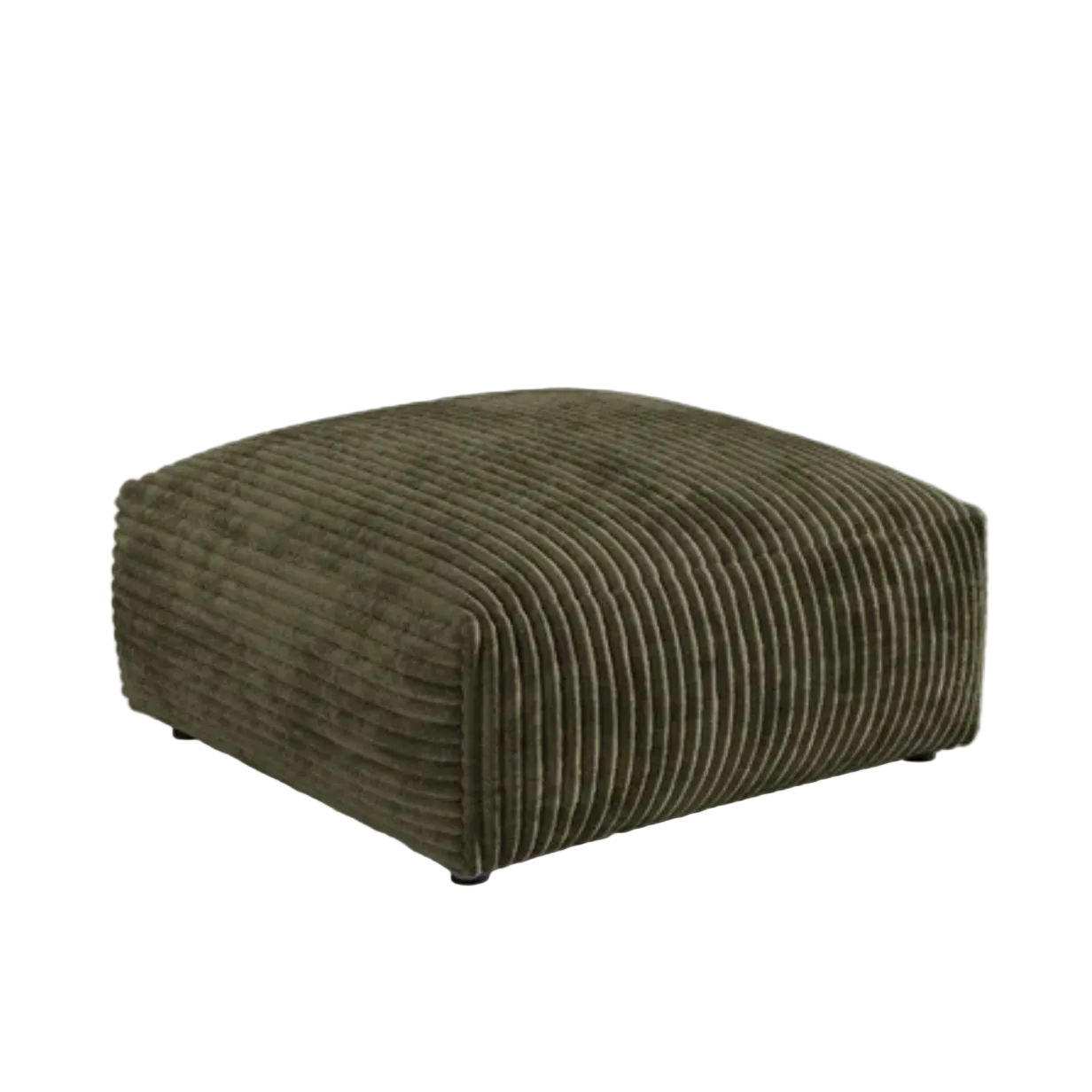 Pufs Martina Micadoni 106/44/106 cm  Corduroy (Til37)  Moss green
