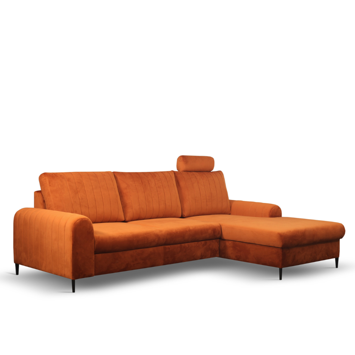 Dīvāns Monaske 252/106,5/90-168 cm rust - N1 Home