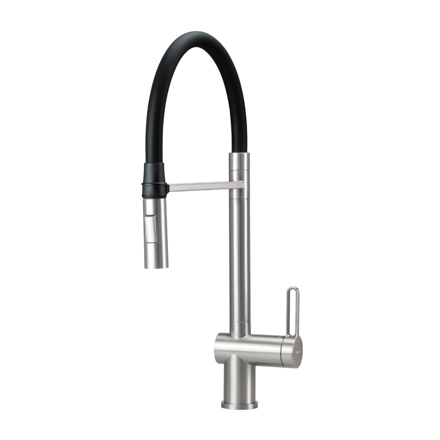 Virtuves jaucējkrāns ar elastīgu izteku - 2 veidu strūklas Magnetic 533 mm matēts tērauds - N1 Home