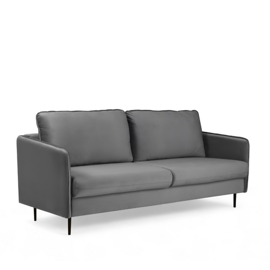 Dīvāns Tai 207/95/98 cm Velluto 18 /melnas kājas - N1 Home