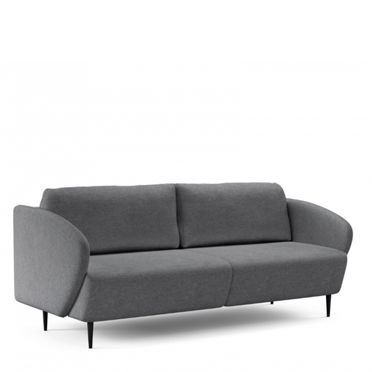 Dīvāns Nao 212/95/98 cm Uni 8800 Titanium/melnas kājas - N1 Home