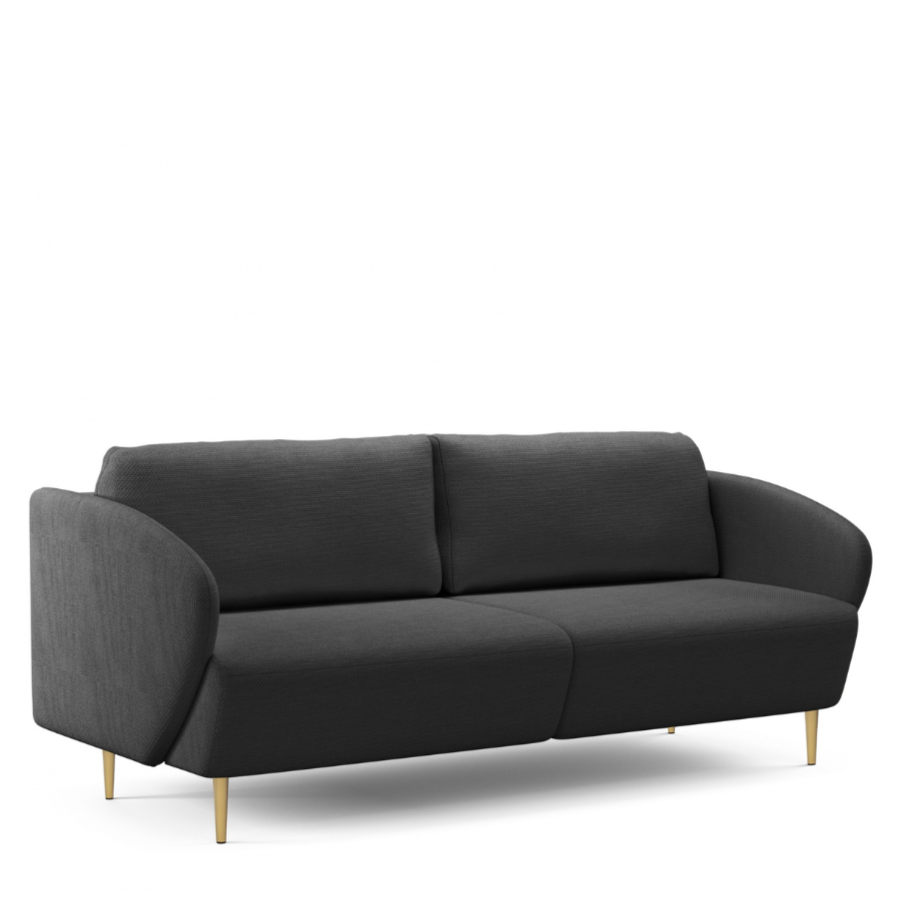 Dīvāns Nao 212/95/98 cm Magni 206.16/ zelts kājas - N1 Home