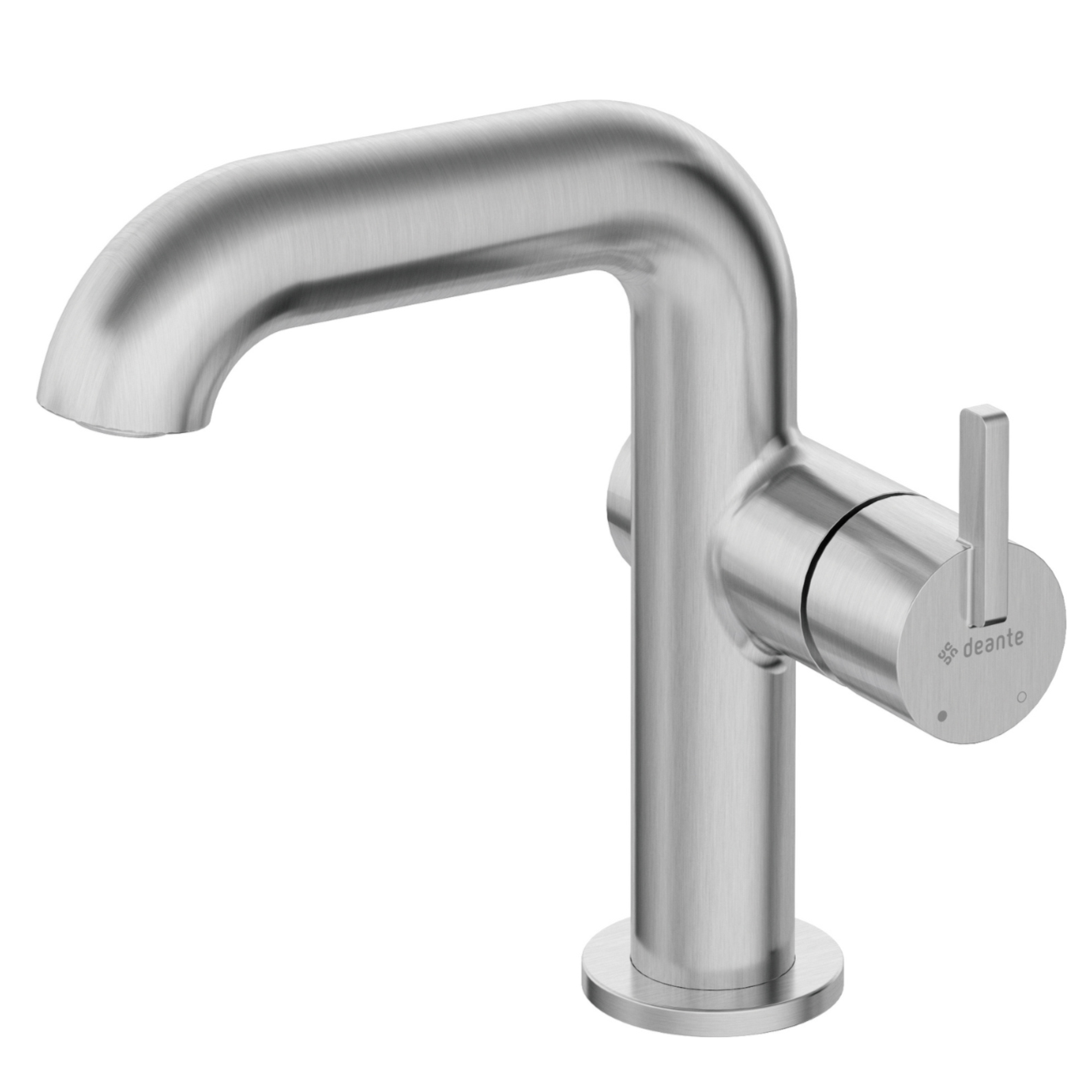 Izlietnes maisītājs ar taisnstūra snīpi Silia 170 mm matēts tērauds - N1 Home