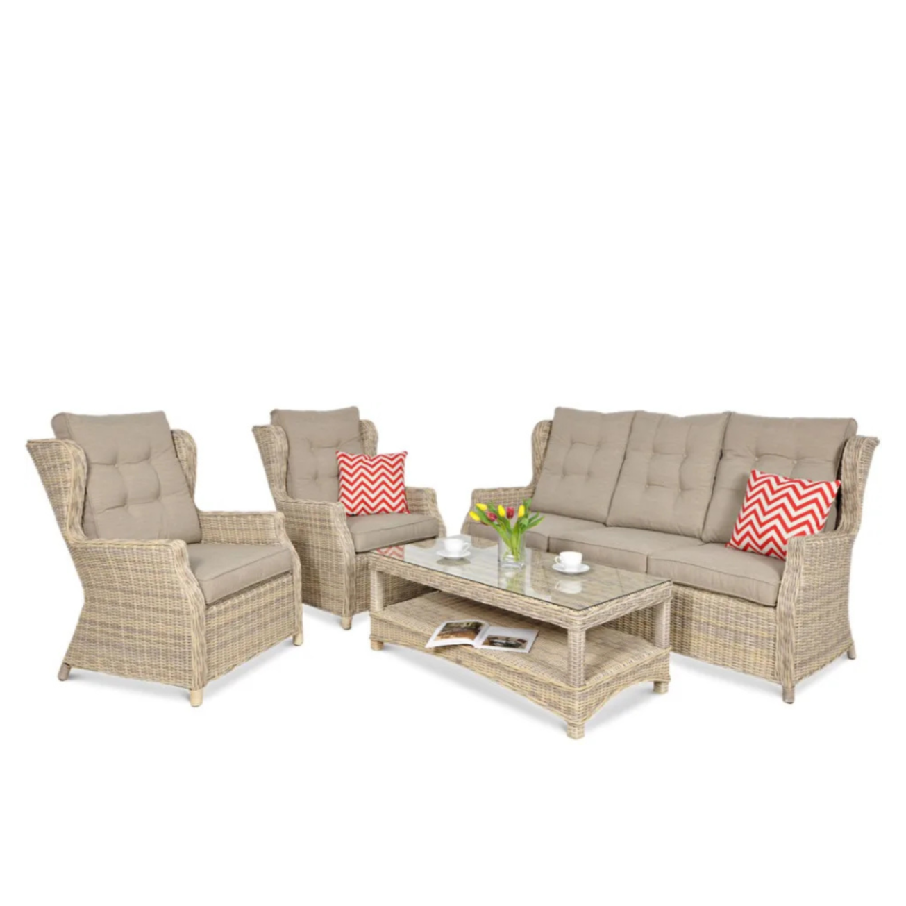 Dārza komplekts Trivo 3 bēšs - N1 Home