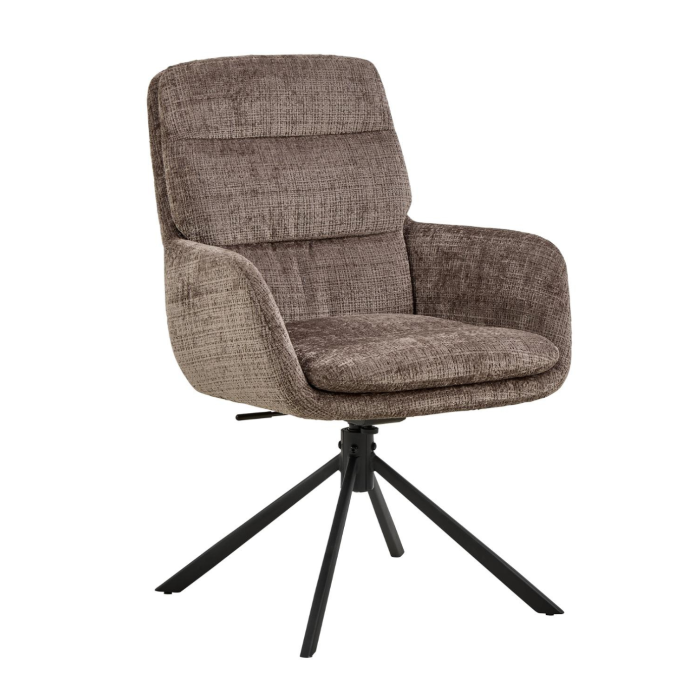 Krēsls Edgi 61/67/94 cm dusty brown 24 - N1 Home