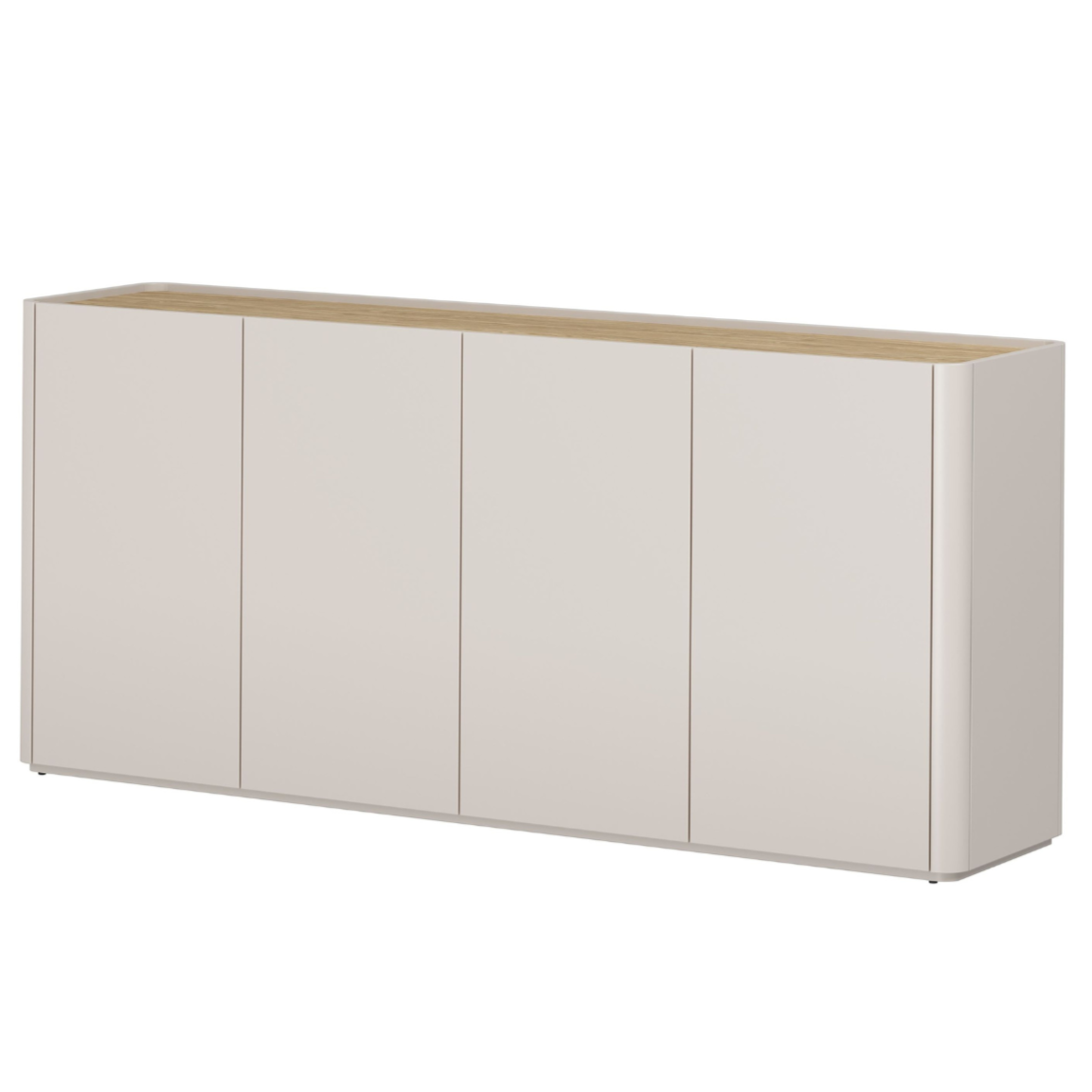 Kumode Elva 200/89.5/48 cm Kašmirs / Eļļots ozols - N1 Home