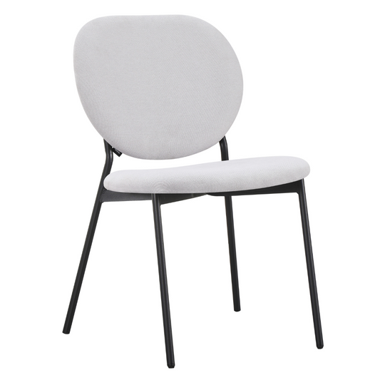 Krēsls Brokt 79/49/56 cm gaiši pelēks - N1 Home