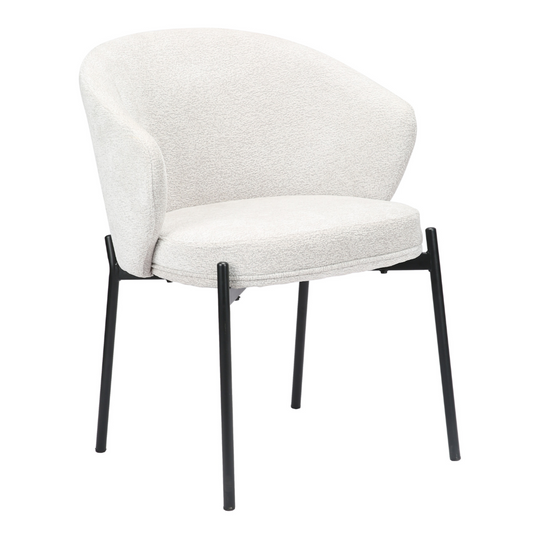 Krēsls Atisy 76.5/56/46 cm gaiši pelēks - N1 Home