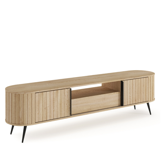 TV skapis Lavas 51/196/40 cm Kremonas ozols