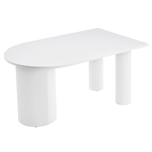 Galds Dikali 75/150/90 cm balts - N1 Home