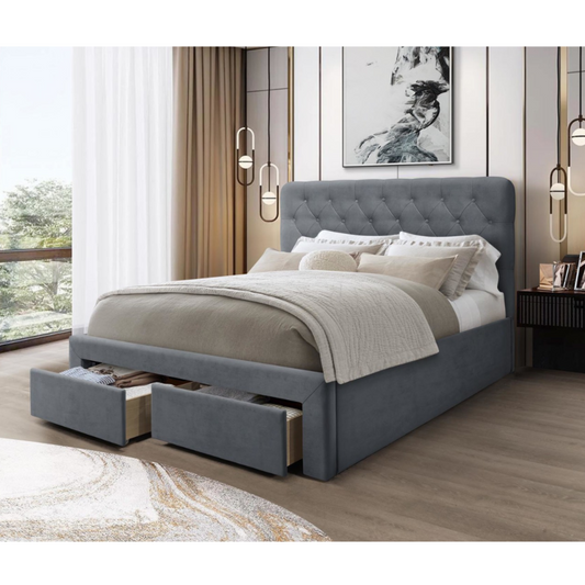 Gulta Maris 167/216/118 cm pelēks - N1 Home