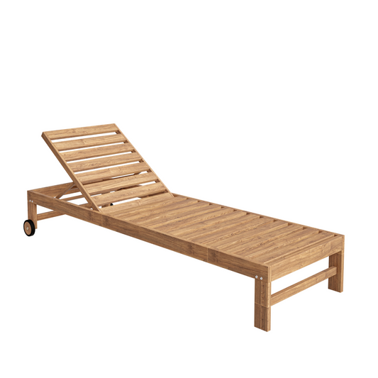 Dārza guļamkrēsls Rino 30/200/64 cm tīkkoks - N1 Home