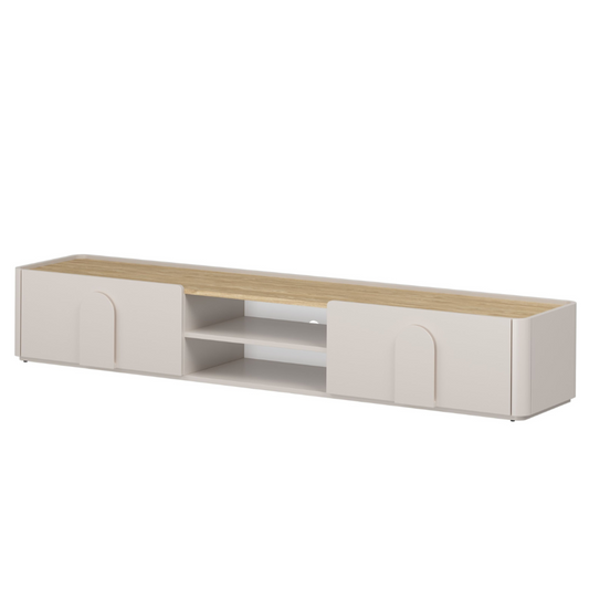 TV skapis Amil 220/35.5/48 cm Kašmirs / Eļļots ozols - N1 Home