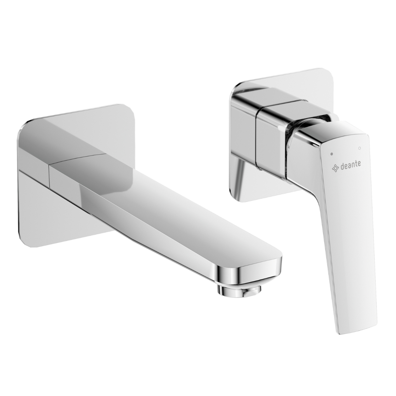 Izlietnes maisītājs - sienas  BLUR, sienas montāža, 20 cm hroms - N1 Home