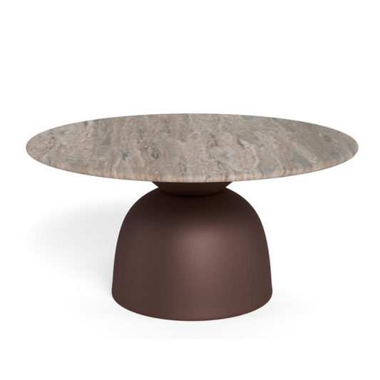 Kafijas galds Ferro 80/80/42 cm Toronto marmors