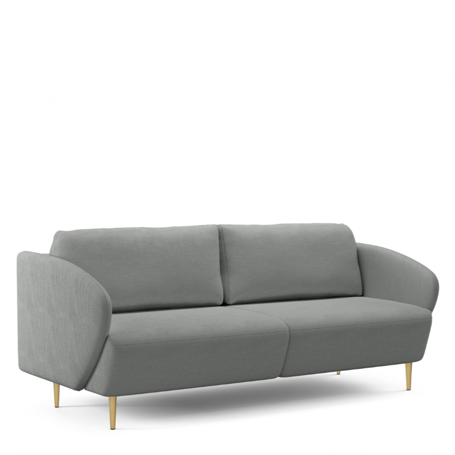 Dīvāns Nao 212/95/98 cm Magni 206.12/zelts kājas - N1 Home