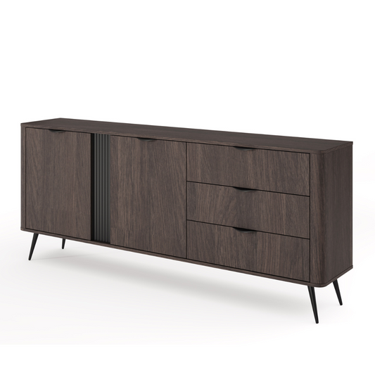 Kumode Verto 81/195/38 cm Dunin ozols - N1 Home