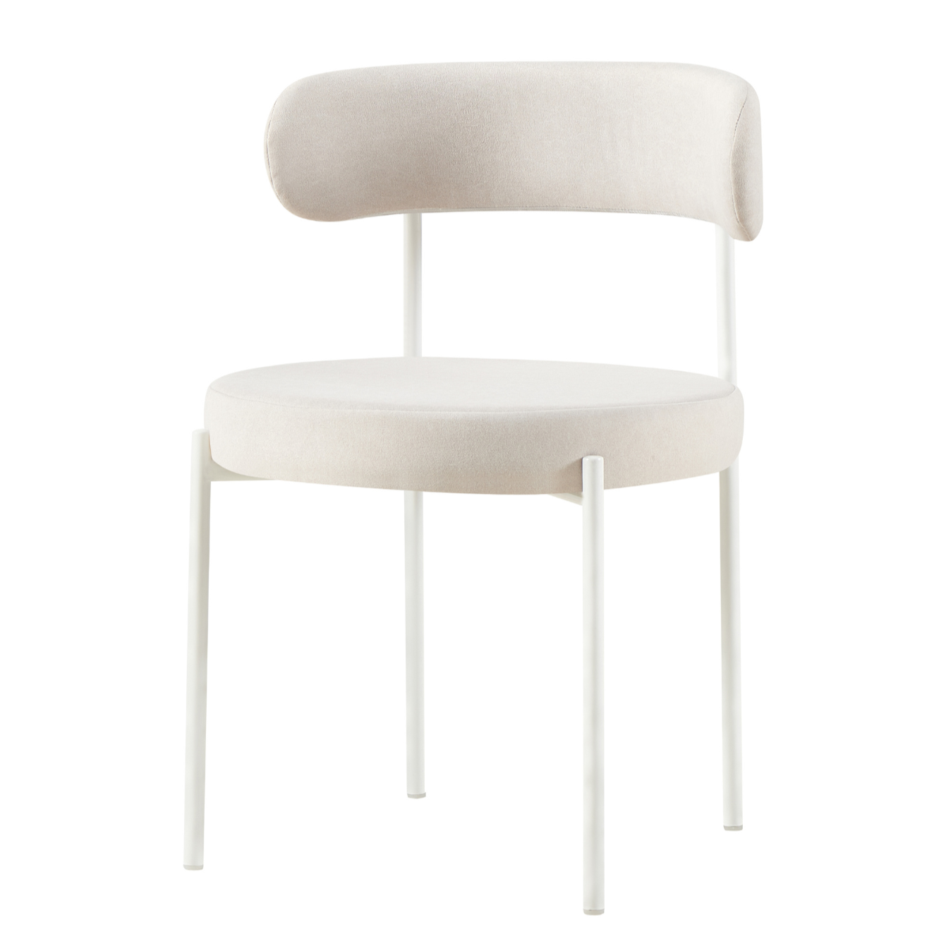 Krēsls Femisa 77/50/55 cm gaiši bēšs/balts - N1 Home