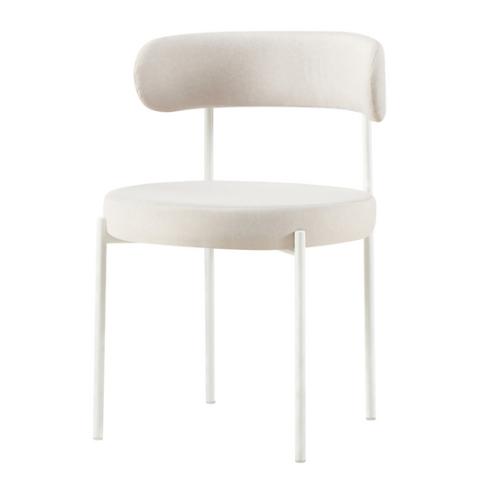 Krēsls Femisa 77/50/55 cm gaiši bēšs/balts - N1 Home