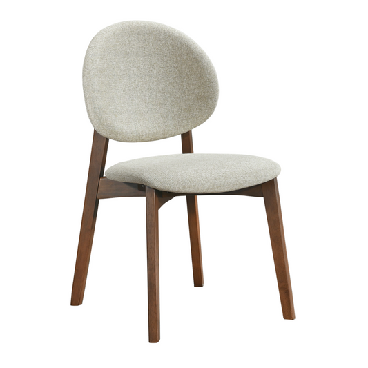 Krēsls Stens 83/47/58 cm rieksts/bēšs - N1 Home