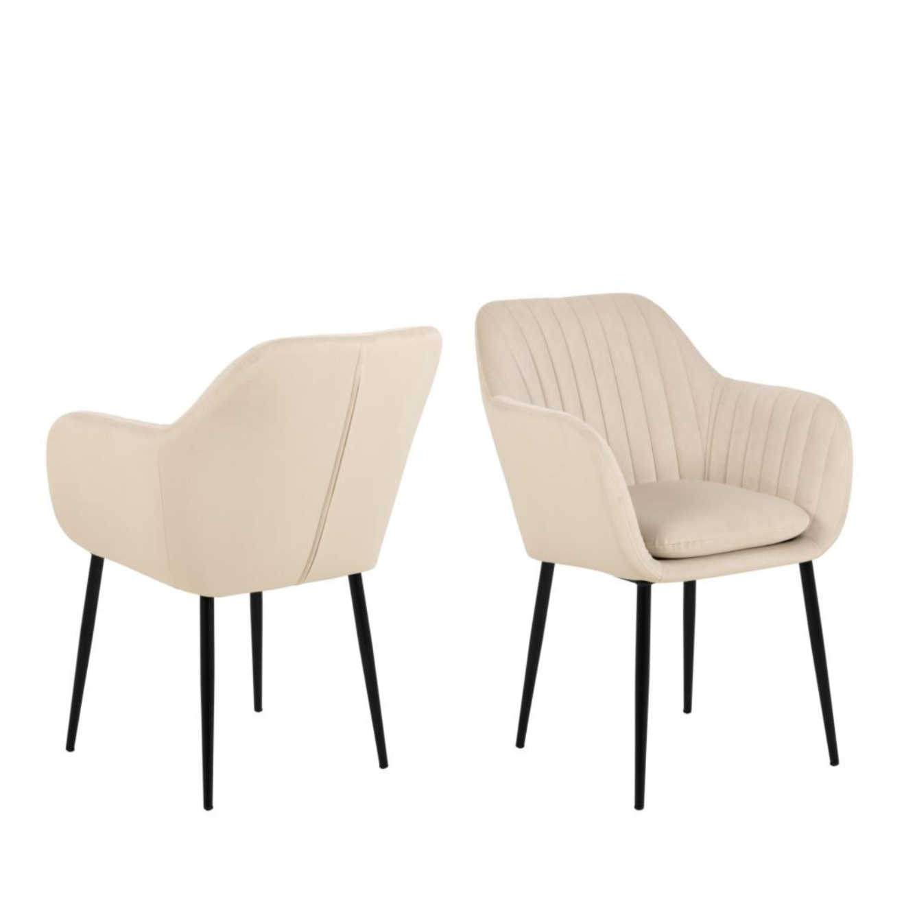 Krēsls Emil 57/61/83 cm smiltis/melns - N1 Home