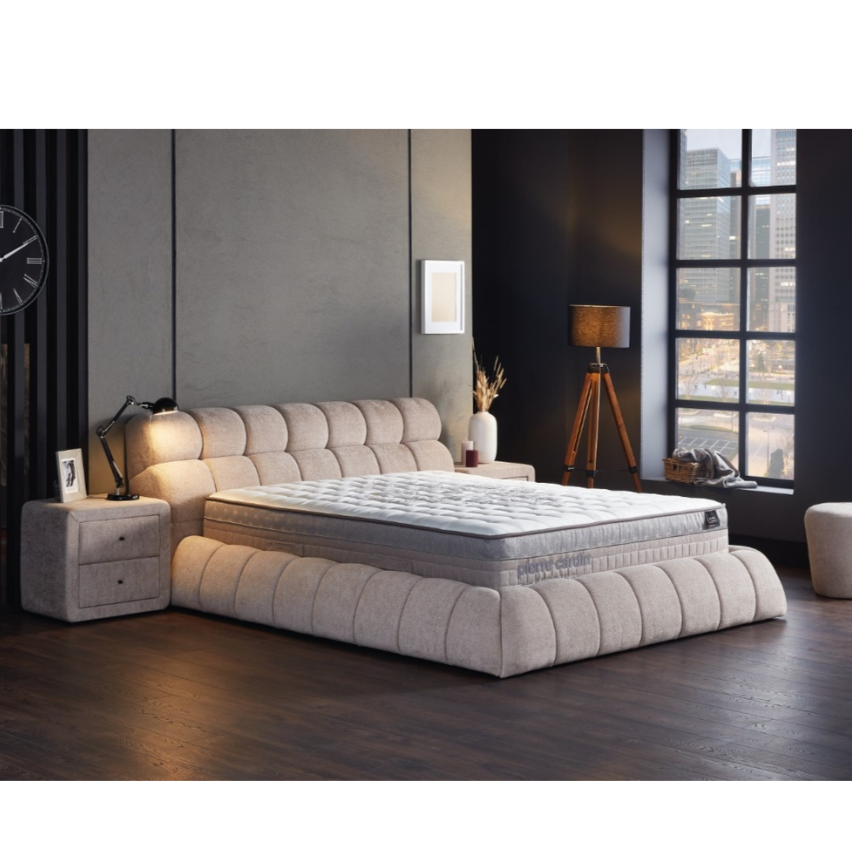 Gulta Ici 180/200 cm bēšs - N1 Home