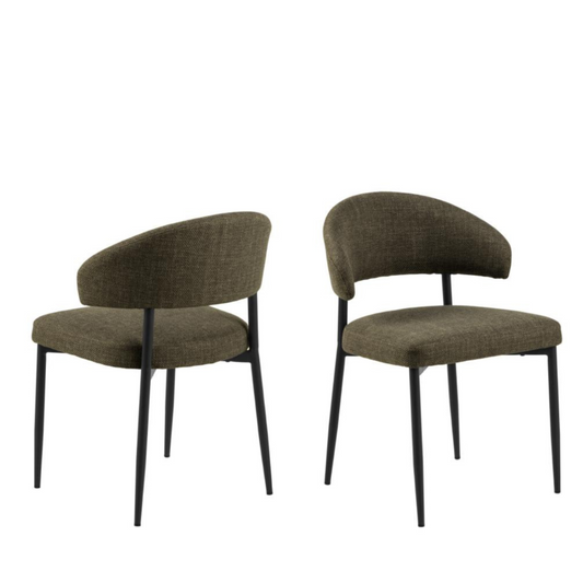 Krēsls Edins 56/55/77 cm zaļš - N1 Home