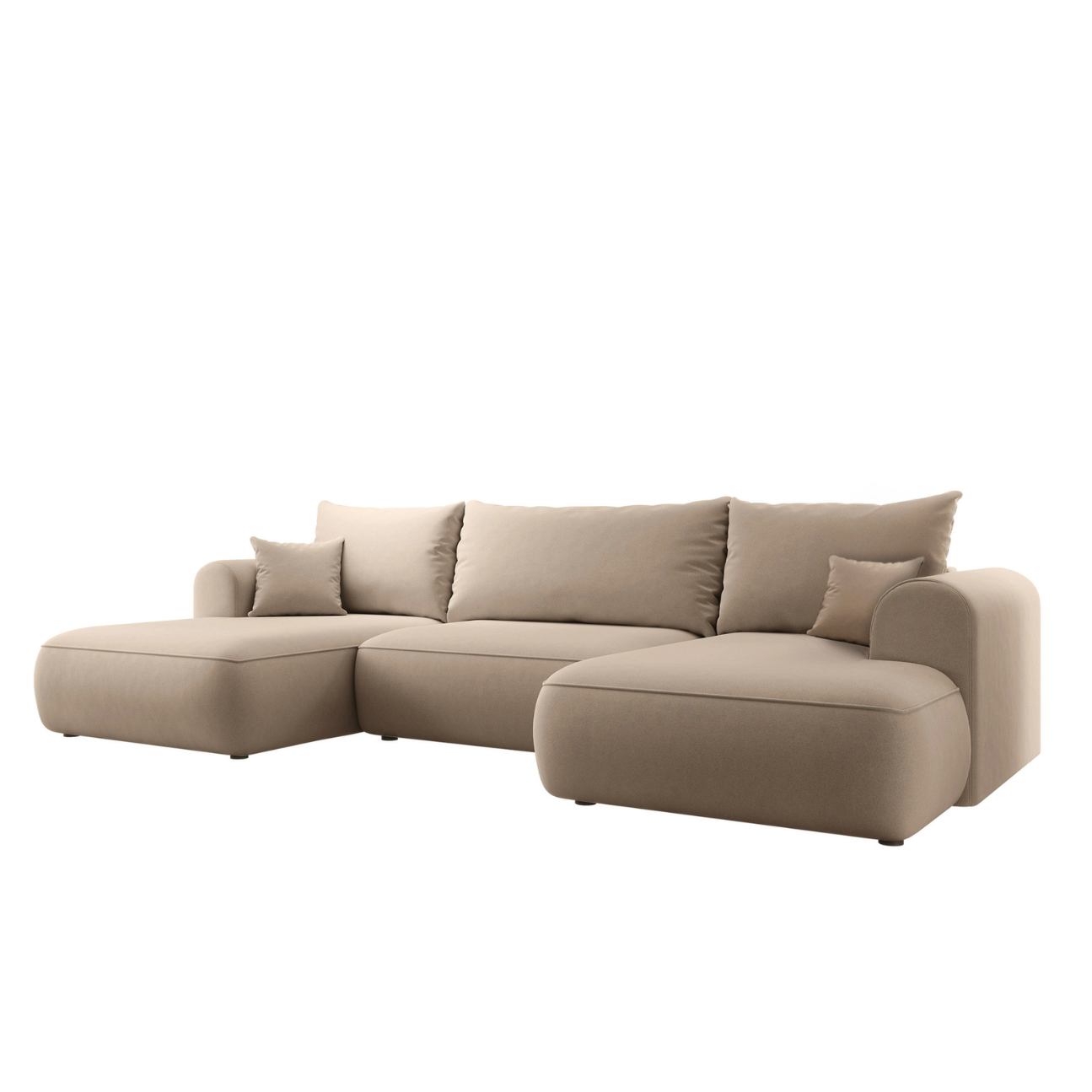 Dīvāns Ovors U 380/95/167 cm Castel 15 - N1 Home