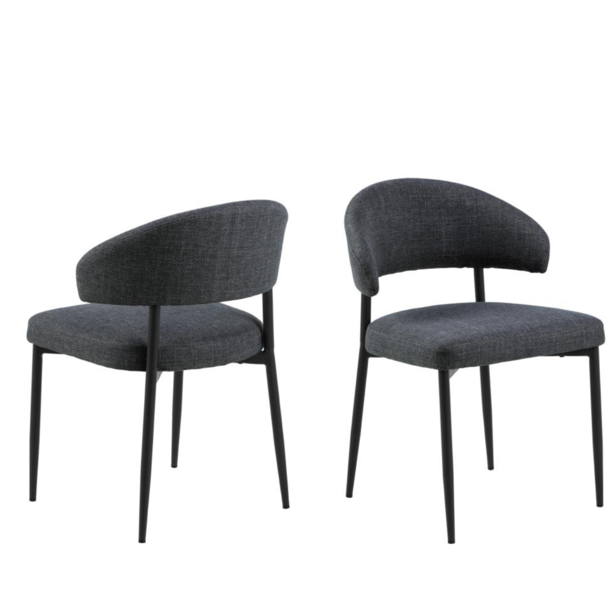 Krēsls Edins 56/55/77 cm tumši pelēks - N1 Home